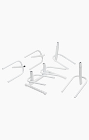 Подставка для 6-ти бутылей белая РОССИЯ