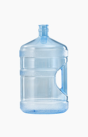 Бутыль из поликарбоната с ручкой для питьевых жидкостей вместимостью до 19,0 л